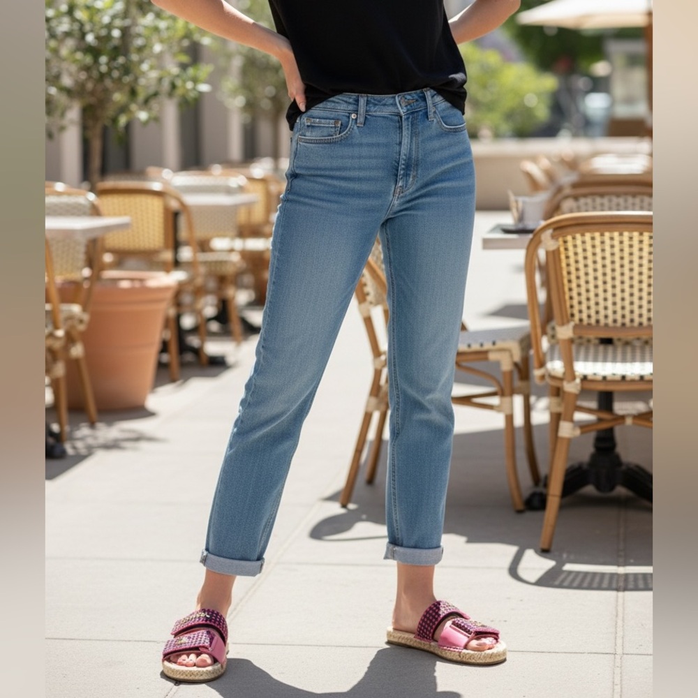 CHANEL Pink and Black Quilted Sandals - Picture 2 of 8